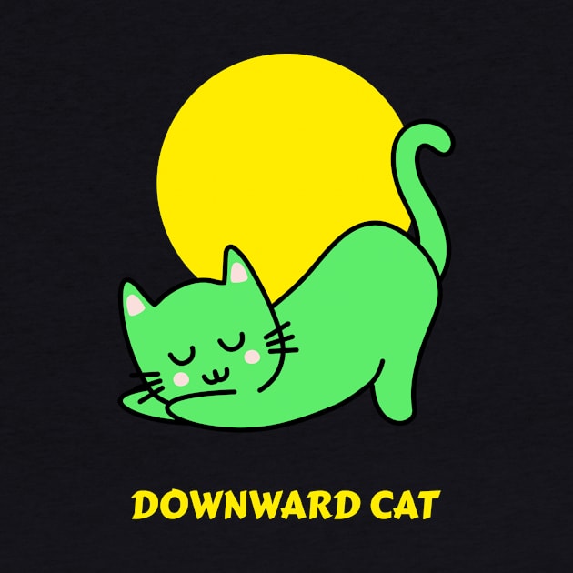 Downward Cat by Fresh Sizzle Designs
